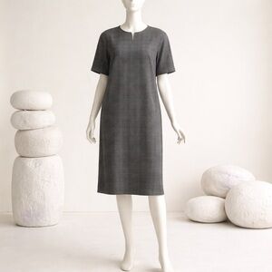 Gray Midi Dress